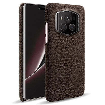 For Honor Magic6 RSR Porsche Design 5G Phone Cover Cloth+PC Drop-proof Back Case
