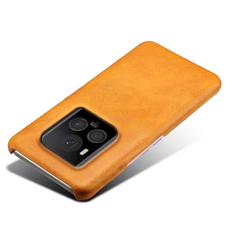 For Honor Magic6 Ultimate 5G Case Leather Coated PC Phone Cover Calf Texture