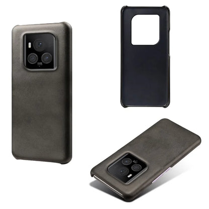 For Honor Magic6 Ultimate 5G Case Leather Coated PC Phone Cover Calf Texture