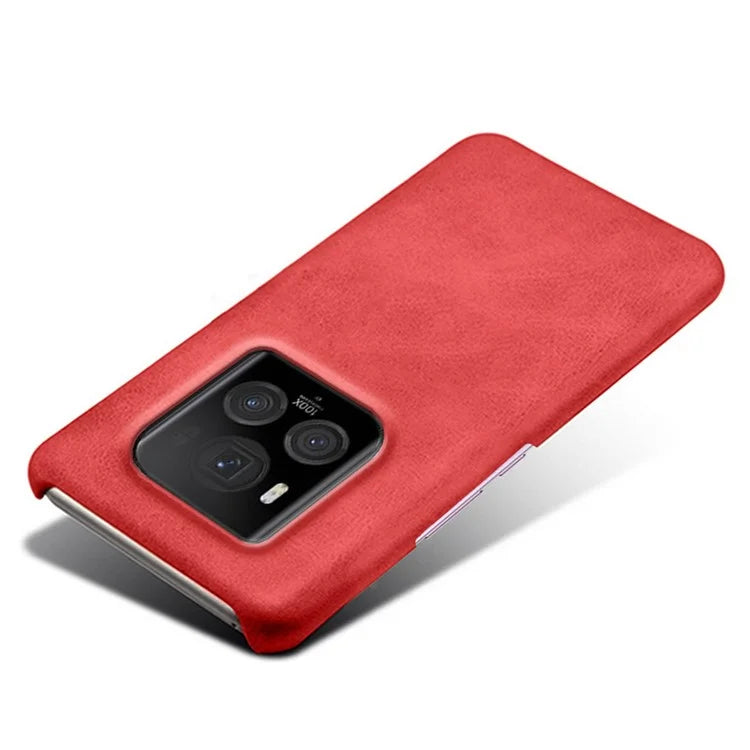 For Honor Magic6 Ultimate 5G Case Leather Coated PC Phone Cover Calf Texture