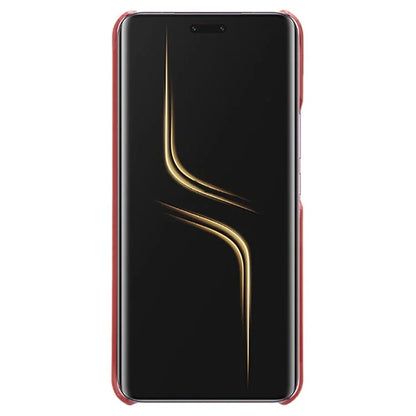 For Honor Magic6 Ultimate 5G Case Leather Coated PC Phone Cover Calf Texture