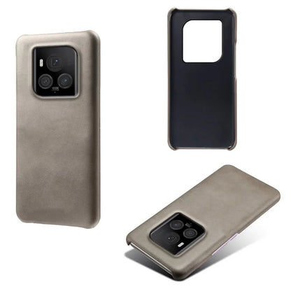 For Honor Magic6 Ultimate 5G Case Leather Coated PC Phone Cover Calf Texture