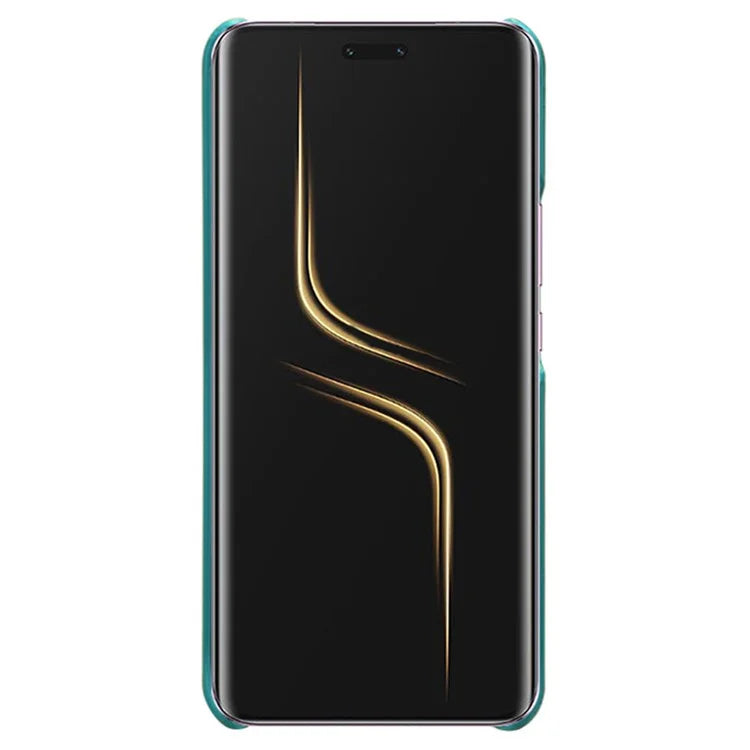 For Honor Magic6 Ultimate 5G Case Leather Coated PC Phone Cover Calf Texture