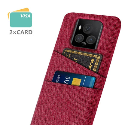 For Honor Magic6 Ultimate 5G Case Cloth+PC Scratch-proof Smart Phone Cover with 2 Card Slots