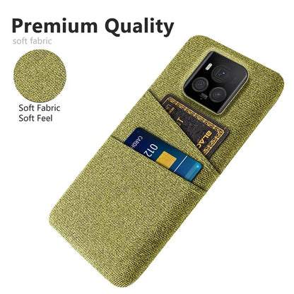 For Honor Magic6 Ultimate 5G Case Cloth+PC Scratch-proof Smart Phone Cover with 2 Card Slots