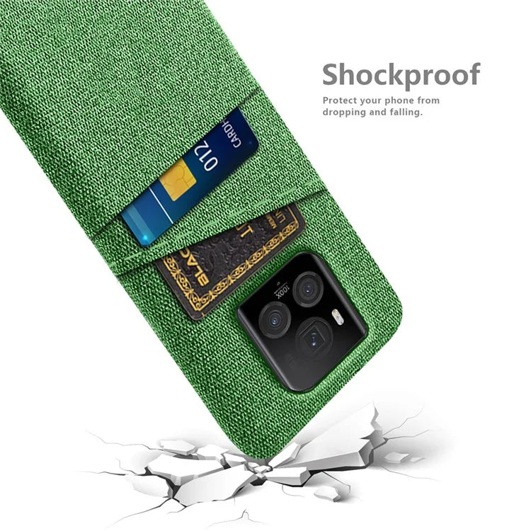 For Honor Magic6 Ultimate 5G Case Cloth+PC Scratch-proof Smart Phone Cover with 2 Card Slots