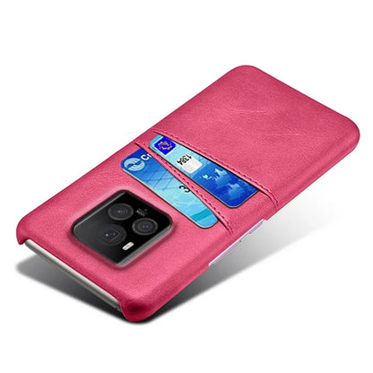 For Honor Magic6 Ultimate 5G Case with 2 Card Slots Dual Layer PU Leather+PC Phone Cover