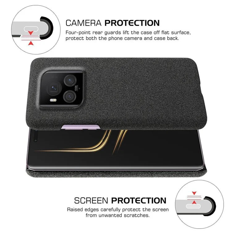 For Honor Magic6 Ultimate 5G Case Cloth+PC Anti-Slip Shockproof Phone Cover