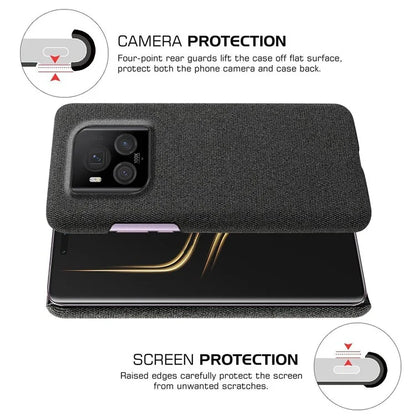 For Honor Magic6 Ultimate 5G Case Cloth+PC Anti-Slip Shockproof Phone Cover