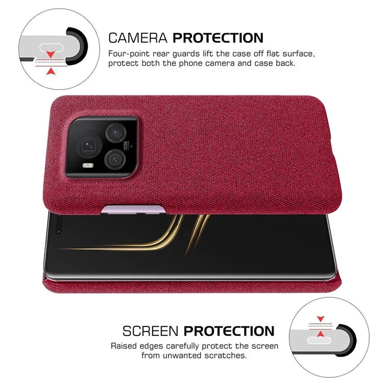 For Honor Magic6 Ultimate 5G Case Cloth+PC Anti-Slip Shockproof Phone Cover