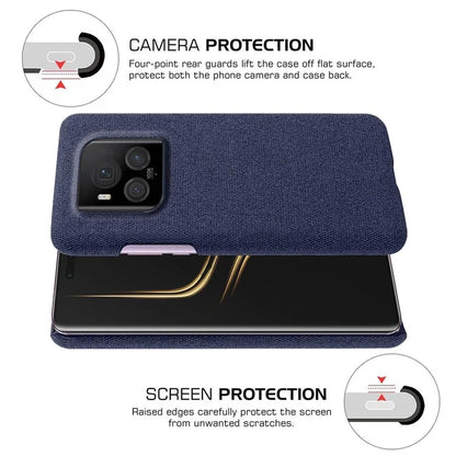For Honor Magic6 Ultimate 5G Case Cloth+PC Anti-Slip Shockproof Phone Cover