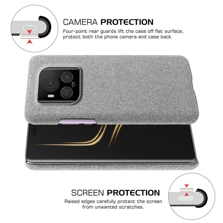 For Honor Magic6 Ultimate 5G Case Cloth+PC Anti-Slip Shockproof Phone Cover