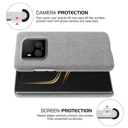 For Honor Magic6 Ultimate 5G Case Cloth+PC Anti-Slip Shockproof Phone Cover