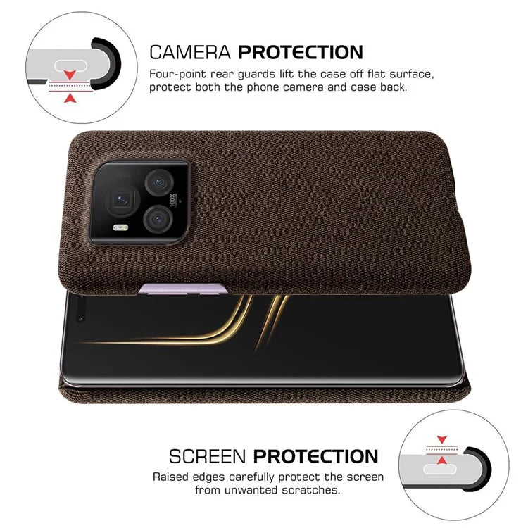 For Honor Magic6 Ultimate 5G Case Cloth+PC Anti-Slip Shockproof Phone Cover