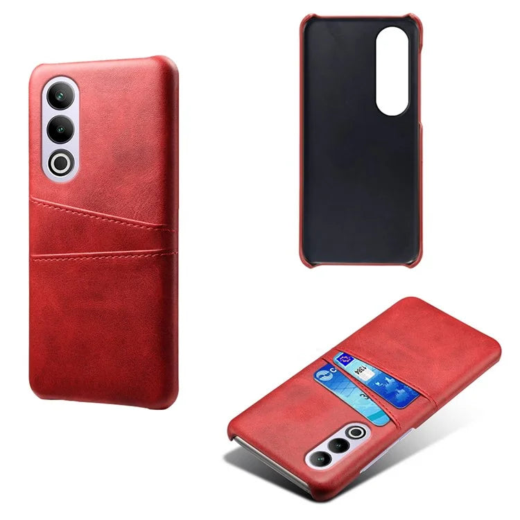 For OnePlus Ace 3V 5G Case PU Leather+PC Card Slots Back Cover