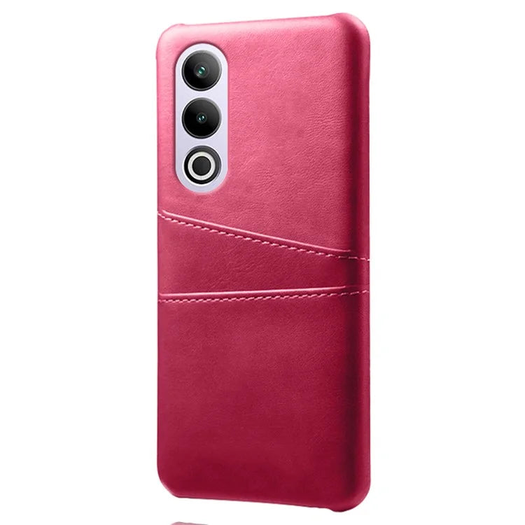 For OnePlus Ace 3V 5G Case PU Leather+PC Card Slots Back Cover