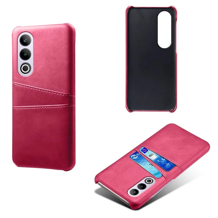 For OnePlus Ace 3V 5G Case PU Leather+PC Card Slots Back Cover