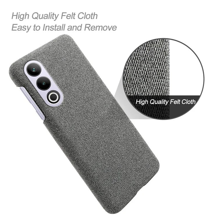 For OnePlus Ace 3V 5G Case Anti-Scratch Cloth+PC Phone Cover