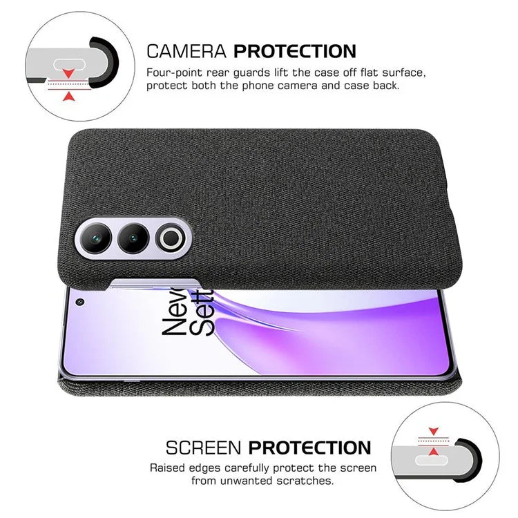 For OnePlus Ace 3V 5G Case Anti-Scratch Cloth+PC Phone Cover