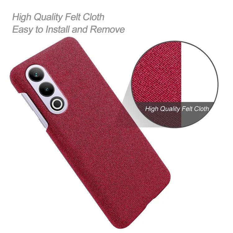 For OnePlus Ace 3V 5G Case Anti-Scratch Cloth+PC Phone Cover