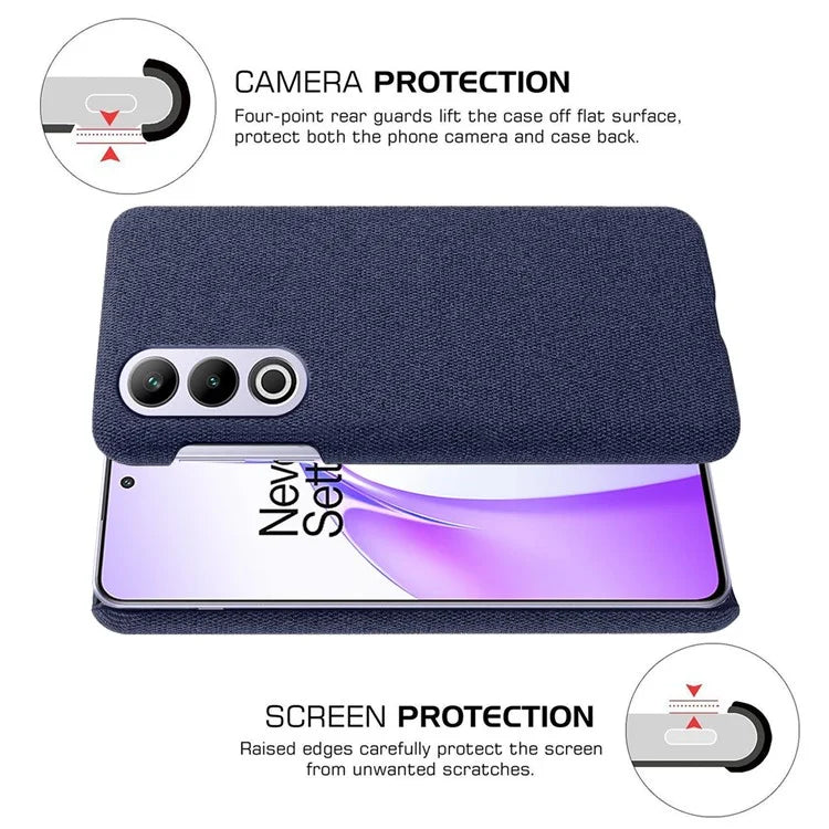 For OnePlus Ace 3V 5G Case Anti-Scratch Cloth+PC Phone Cover