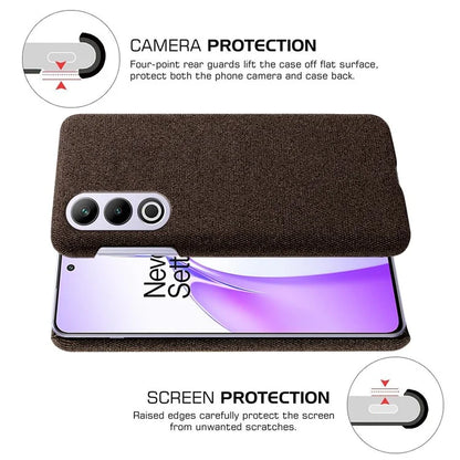 For OnePlus Ace 3V 5G Case Anti-Scratch Cloth+PC Phone Cover