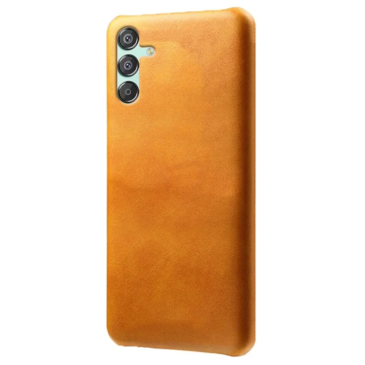 For Samsung Galaxy F15 5G / M15 5G Cell Phone Cases Leather Coated PC Calf Texture Cover