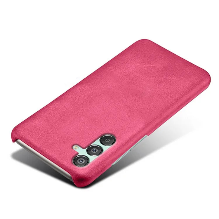 For Samsung Galaxy F15 5G / M15 5G Cell Phone Cases Leather Coated PC Calf Texture Cover