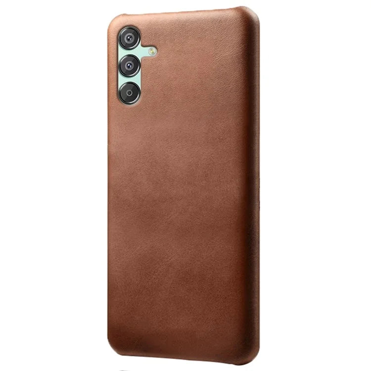 For Samsung Galaxy F15 5G / M15 5G Cell Phone Cases Leather Coated PC Calf Texture Cover