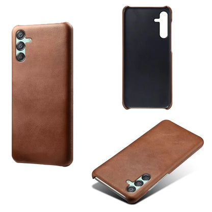 For Samsung Galaxy F15 5G / M15 5G Cell Phone Cases Leather Coated PC Calf Texture Cover