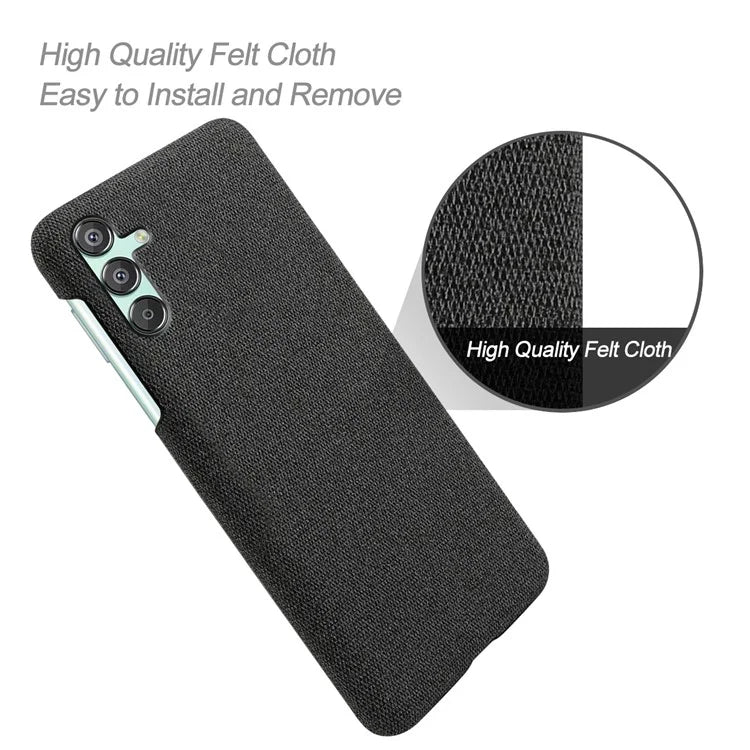 For Samsung Galaxy F15 5G / M15 5G Case Cloth+PC Anti-scratch Phone Cover