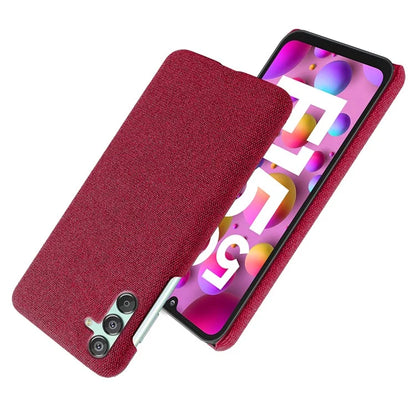 For Samsung Galaxy F15 5G / M15 5G Case Cloth+PC Anti-scratch Phone Cover