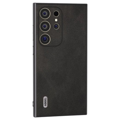 ABEEL For Samsung Galaxy S24 Ultra Case Leather+PC+TPU Hybrid Phone Cover