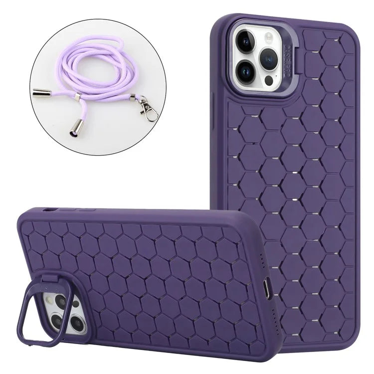 For iPhone 13 Pro Max 6.7 inch Phone Case Bump Proof TPU Heat Dissipation Back Shell