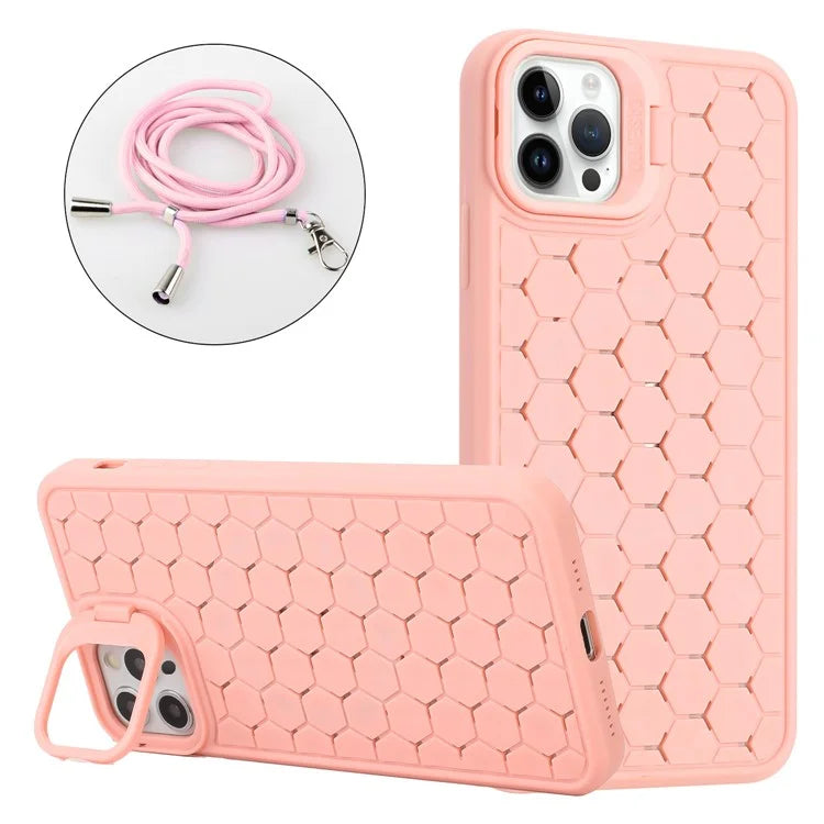 For iPhone 13 Pro Max 6.7 inch Phone Case Bump Proof TPU Heat Dissipation Back Shell