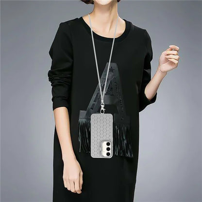 For Samsung Galaxy A15 4G / A15 5G Case Heat Dissipation TPU Kickstand Phone Cover with Lanyard
