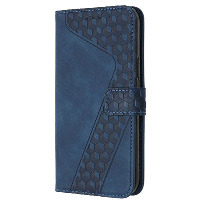 For iPhone 14 Pro Max Anti-Scratch Cover 7-Shape Imprinted Pattern PU Leather Phone Case Wallet