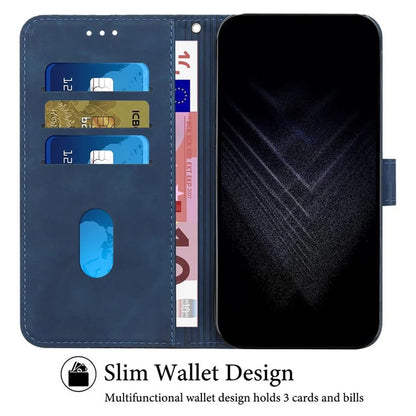 For iPhone 13 Pro Max PU Leather Cover Imprinted Pattern Wallet Cell Phone Case