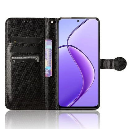 For Realme 12 5G Case Dots Pattern PU Leather Wallet Phone Cover