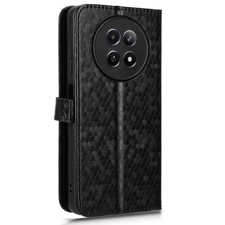 For Realme 12 5G Case Dots Pattern PU Leather Wallet Phone Cover