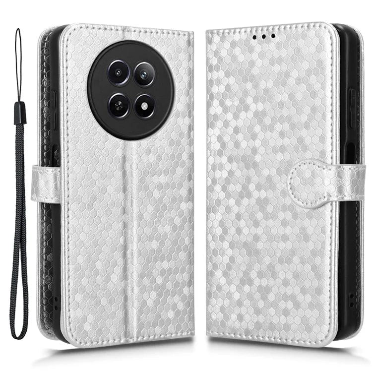 For Realme 12 5G Case Dots Pattern PU Leather Wallet Phone Cover