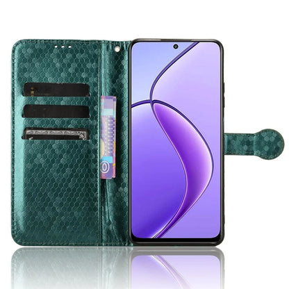 For Realme 12 5G Case Dots Pattern PU Leather Wallet Phone Cover