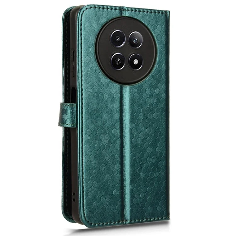 For Realme 12 5G Case Dots Pattern PU Leather Wallet Phone Cover