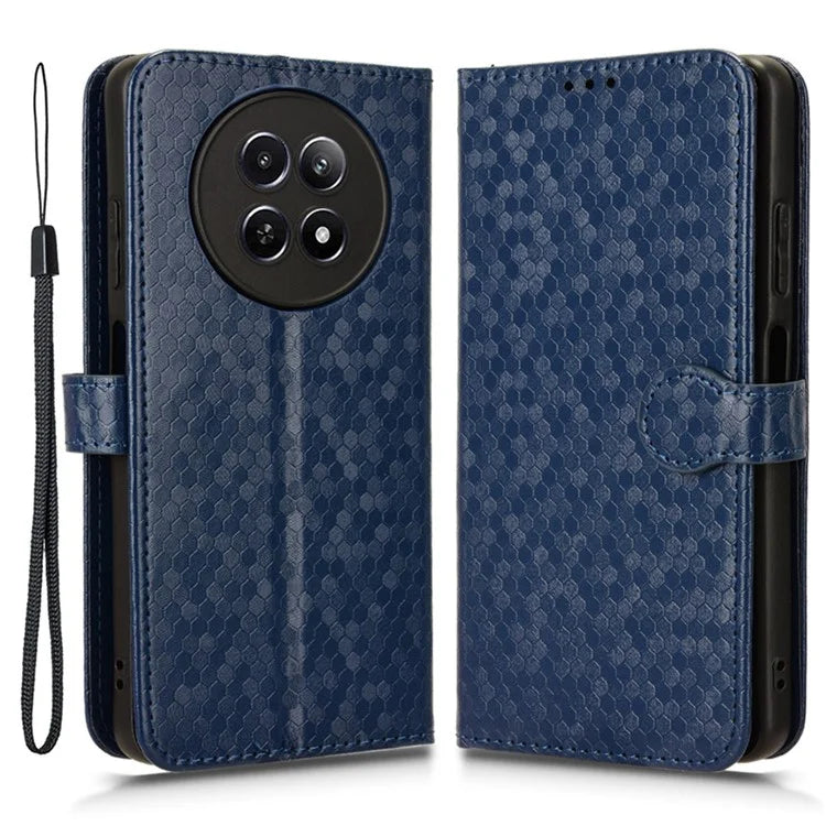 For Realme 12 5G Case Dots Pattern PU Leather Wallet Phone Cover