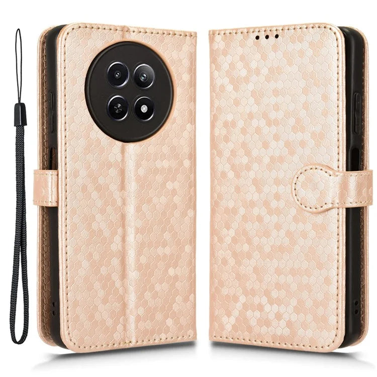For Realme 12 5G Case Dots Pattern PU Leather Wallet Phone Cover