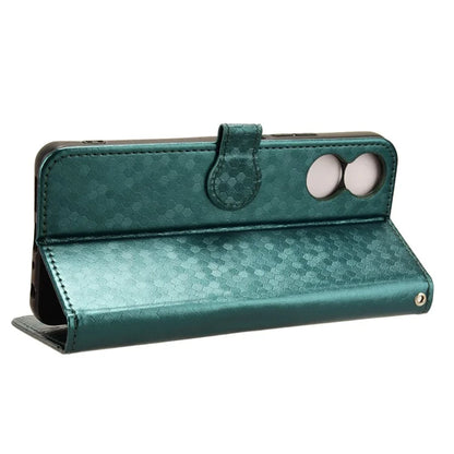 For TCL 50 SE Shockproof Case Dots Pattern PU Leather Wallet Phone Cover