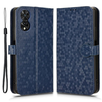For TCL 50 SE Shockproof Case Dots Pattern PU Leather Wallet Phone Cover