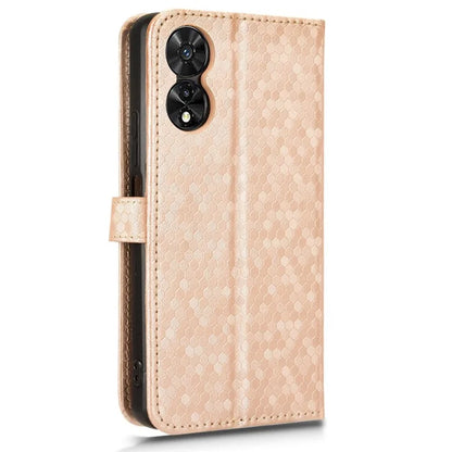 For TCL 50 SE Shockproof Case Dots Pattern PU Leather Wallet Phone Cover