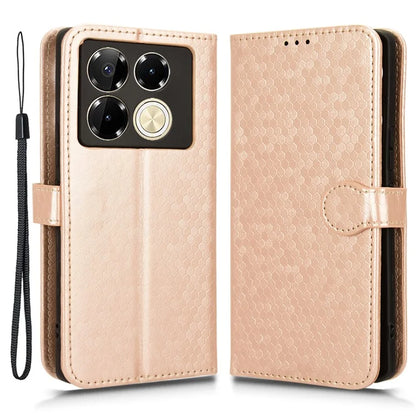 For Infinix Note 40 Pro 5G Case Dots Pattern PU Leather Stand Phone Cover