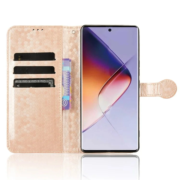 For Infinix Note 40 Pro 5G Case Dots Pattern PU Leather Stand Phone Cover